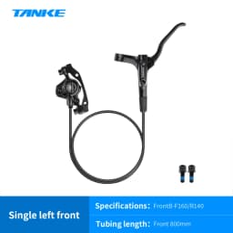 TANKE MT200 Bike Hydraulic Disc Brake MTB Brake BL BR 800/1600mm Bicycle Brake 2 Piston 3 Finger Steel Lever Bike Parts Upgrade