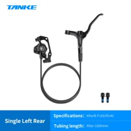 TANKE MT200 Bike Hydraulic Disc Brake MTB Brake BL BR 800/1600mm Bicycle Brake 2 Piston 3 Finger Steel Lever Bike Parts Upgrade