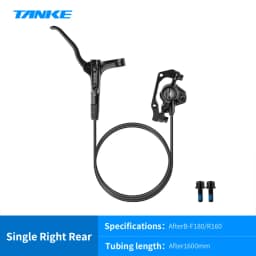 TANKE MT200 Bike Hydraulic Disc Brake MTB Brake BL BR 800/1600mm Bicycle Brake 2 Piston 3 Finger Steel Lever Bike Parts Upgrade