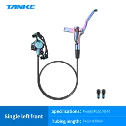 TANKE MT200 Bike Hydraulic Disc Brake MTB Brake BL BR 800/1600mm Bicycle Brake 2 Piston 3 Finger Steel Lever Bike Parts Upgrade
