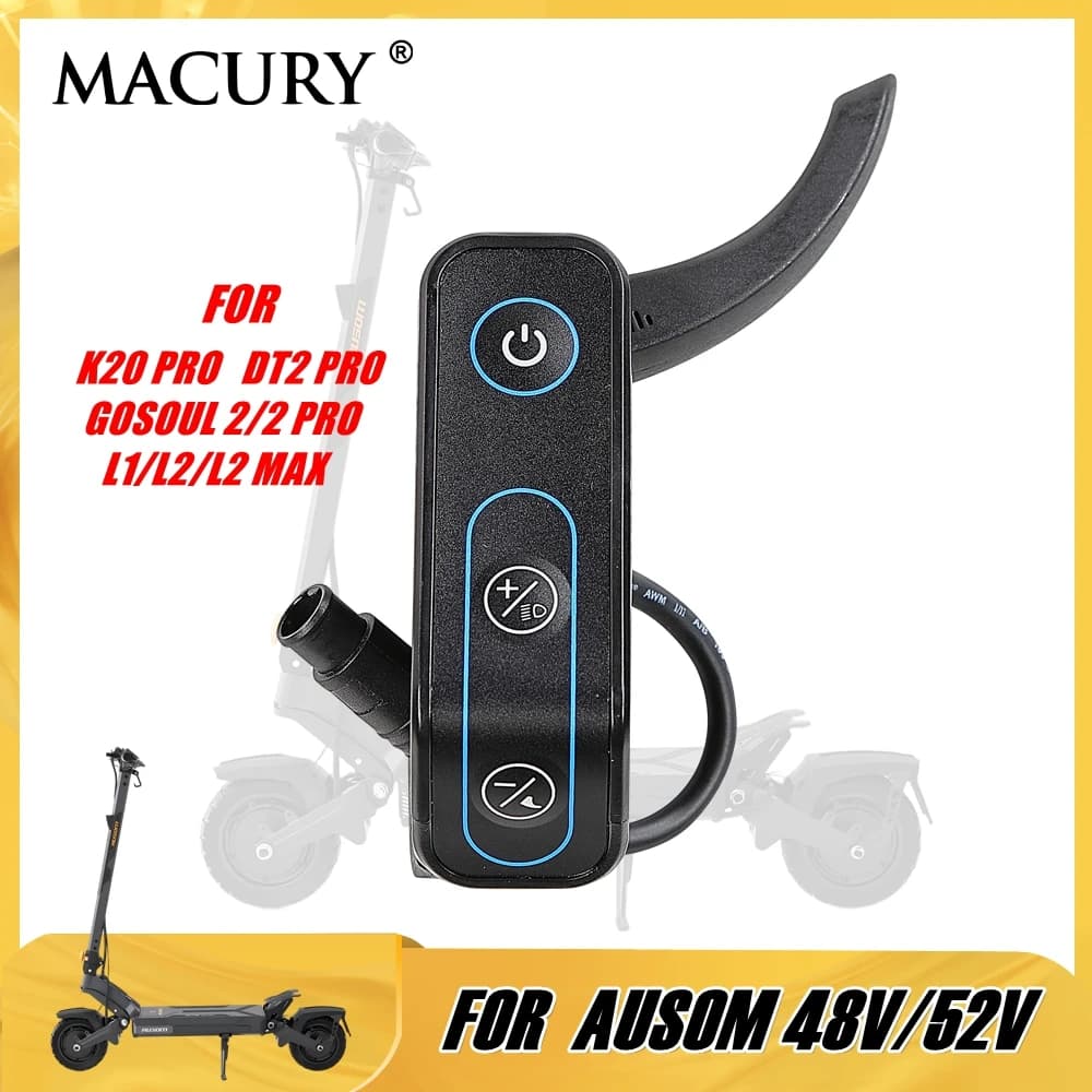 Index Finger Throttle for AUSOM 48V 52V 60V Electric Scooter K20 PRO GOSOUL 2 DT2 PRO L1 L2 L2 MAX F1 MAX Trigger Accelerator