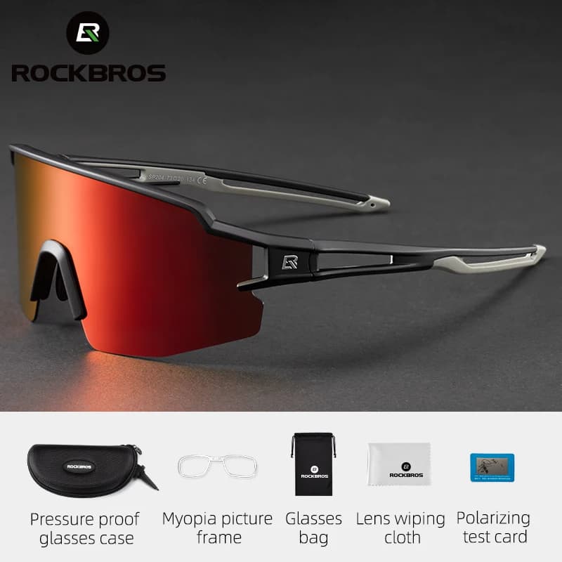 ROCKBROS Bicycle Glasses Polarized Lens Men Women Bike Glasses Eyewear Goggles UV400 Outdoor Sports MTB Road Cycling Sunglasses