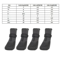 4pcs Pet Supplies Waterproof Pet Socks Shoes Breathable Non-slip Dog Shoes Anti-dirty Dog Paw Protector Outdoor