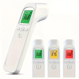 Household Thermometer Digital Non-Contact LED Infrared Body Thermometer Tool or Handheld Finger Pulse Oximeter Blood Oxygen