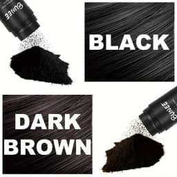 BUNEE Hair Fiber 27.5g: Men's Natural Hair-Thickening Fibers for Balding Areas, Fills Part Lines, Includes 27.5g Fiber Powder.