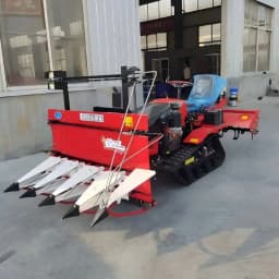 Agricultural Crawler Tractor 35HP Ride-On Rotary Tiller with Front Loader 25HP 30HP 50HP Track for Small Farm Garden Cultivation