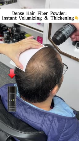 Unisex Hair Building Fibers for Dense Hair Thickening Powder 5 Second Instant Coverage Root Concealer Hair Fiber Hair Styling