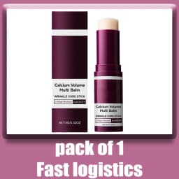 Calcium Volume Multi Balm Korean Skincare Stick,Face & Eye Cream,Collagen Deep Moisturizing Anti-Wrinkle,Suitable for Pre Makeup
