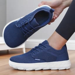 Wide Toe Casual Shoes for Women Barefoot Soft Sole Breathable Knitted Mesh Shoes New Non Slip Platform Sneakers Zapatos De Mujer