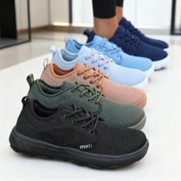 Wide Toe Casual Shoes for Women Barefoot Soft Sole Breathable Knitted Mesh Shoes New Non Slip Platform Sneakers Zapatos De Mujer