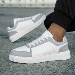 YRZL Womens Sneakers Autumn White Shoes Lightweight Thick Sole Non Slip Skatebaord Shoes Unisex Casual Sports Shoes for Man