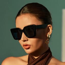 New Vintage Sunglasses Women Men Square Big Frame Sun Glasses Female Brand Designer Retro Shades Fashion Cat Eye Sunglasses