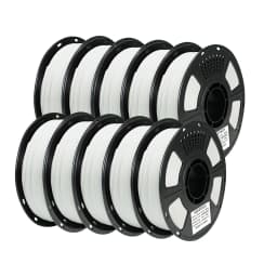 GEEETECH 10Kg In One Box Matte/PETG/Silk PLA/TPU/ABS 3D PLA Filament 1.75mm Spool Wire For 3D Printer Material,Safety