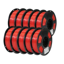 GEEETECH 10Kg In One Box Matte/PETG/Silk PLA/TPU/ABS 3D PLA Filament 1.75mm Spool Wire For 3D Printer Material,Safety