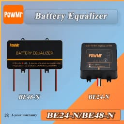 PowMr 24V 48V Battery Balancer Voltage Equalizer for Lithium Iron Phosphate Battery Power Balances Voltage to Extend Battery Life