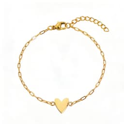 14k Stainless Steel Hollow Heart Bracelet for Women, Adjustable, Giving Heart-Shaped Jewelry Gifts to Girlfriends and Couples