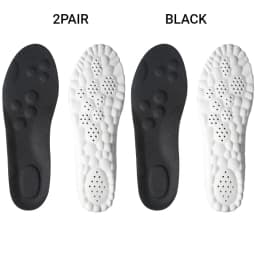 4PCS Unisex PU Orthopedic Insoles Super Soft For Shoes 신발깔창 Antibacterial Deodorization Sweat Absorption Insert Running ShoesPad