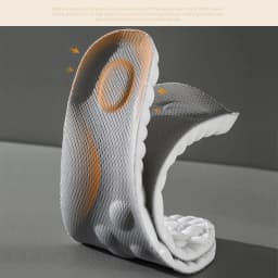 4PCS Unisex PU Orthopedic Insoles Super Soft For Shoes 신발깔창 Antibacterial Deodorization Sweat Absorption Insert Running ShoesPad