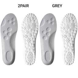 4PCS Unisex PU Orthopedic Insoles Super Soft For Shoes 신발깔창 Antibacterial Deodorization Sweat Absorption Insert Running ShoesPad