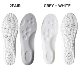 4PCS Unisex PU Orthopedic Insoles Super Soft For Shoes 신발깔창 Antibacterial Deodorization Sweat Absorption Insert Running ShoesPad