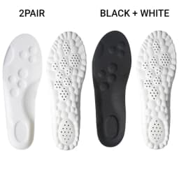 4PCS Unisex PU Orthopedic Insoles Super Soft For Shoes 신발깔창 Antibacterial Deodorization Sweat Absorption Insert Running ShoesPad