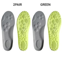 4PCS Unisex PU Orthopedic Insoles Super Soft For Shoes 신발깔창 Antibacterial Deodorization Sweat Absorption Insert Running ShoesPad