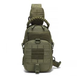 Multi functional outdoor chest bag, sports cycling, hiking, portable and wear-resistant crossbody bag