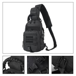 Multi functional outdoor chest bag, sports cycling, hiking, portable and wear-resistant crossbody bag