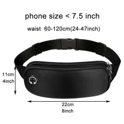 Running Belt Waist Bag Sports Fanny Pack Women Men Phone Pouch Gym Banana Bags Run Accessories