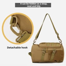 Tactical Climbing Chest Bag Men Hiking Camping Fishing Cycling Shoulder Crossbody Bag Sports Outdoor Travel Training Fanny Pack