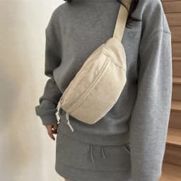 Corduroy Women Waist Bag Canvas Student Shoulder Crossbody Chest Bag 2026 Fanny Pack Fashion Phone Banana Female Bum Belt Bags