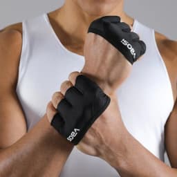 1Pair Four Finger Gloves For Weightlifting Training Men and Women Pilates Aerial Yoga Sports Fitness Non-slip Half-finger Gloves