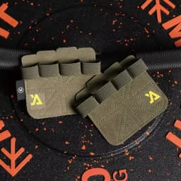 Four-fingers Fitness Gloves Gym Barbells Weightlifting Cowhide Gloves Anti-slip Wear-resistant Palm Protect Workout Hand Support