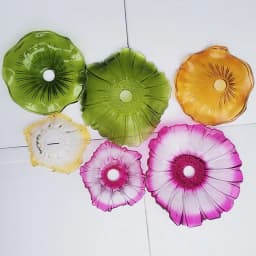 Vintage Pendant Lights Flower Glass Hanging Lamps Home Decoration Lighting Living Room Bedroom Bedside Light Fixture Indoor Shop