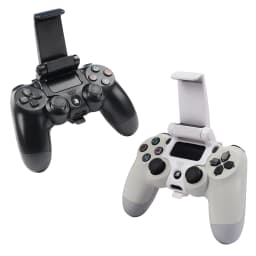 Black Adjustable Gamepad Mount Bracket For PS4 SLIM PRO Joystick Foldable Mobile Phone Stand Clip For PS4 Controller Grip Holder