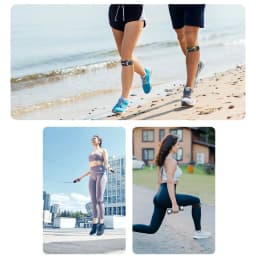 AOLIKES 1 Pair Sports Patella Strap Knee Brace Support for Arthritis,ACL,Running,Basketball,Sports,Knee Brace for Hiking, Soccer