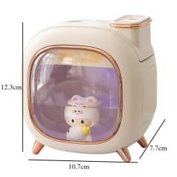 Cartoon Dolls Ultrasonic Air Humidifier 500ML Large Capacity Aroma Essential Oil Diffuser USB Colourful Breathing Night Lights