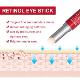 Lakerain Retinol Eye Cream Stick Moisturizing, firming Removing Eye Bags Lightening Lines And Smoothing Dark Circles Eye Cream