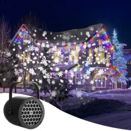 LED Halloween Christmas Pattern Projection Light USB 5V Party Decorative Lamp Pumpkin Ghost Snowflake Rotating Projector Lamp