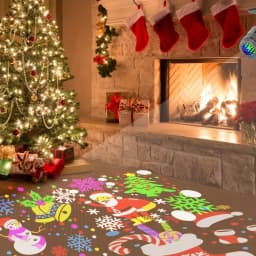16 Pattern Christmas Projector Lights Outdoor/Indoor Holiday Projection LED Night Lamp for Home Xmas 2026 New Year Party Decor
