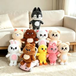Skzoo 50cm Plush Doll Extra Large Companion Doll 50cm Kpop Plush Animal Doll Large Sleeper Pillow Gift