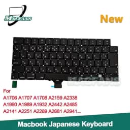 Laptop JP Japanese Keyboard For Macbook A1466 A1534 A1706 A2141 A2442 A2485 A2251 A2289 A2179 A2337 A2338 A2681 A2779 A2780