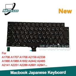 Laptop JP Japanese Keyboard For Macbook A1466 A1534 A1706 A2141 A2442 A2485 A2251 A2289 A2179 A2337 A2338 A2681 A2779 A2780