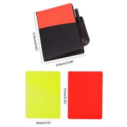 Football Redness Yellow Card Set Sports Football Referee Redness Yellow Card Set Soccer Warning and Ejection Cards Set 24BD
