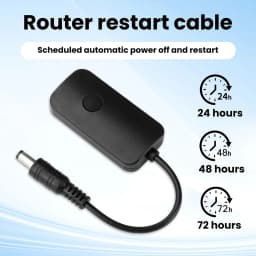 DC 9-12V Router Automatic Reset Line Timing 24/48/72 Hours Automatic Power-off Home Switch Controller Line DC5.5x2.1mm Interface