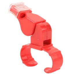 Black Plastic Pealess Finger Grip Sports Skate Soccer Football Referee Mouth Whistle Grip Whistle For Referees And Coaches