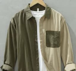 Shirt Spring 2026 new casual and fashionable clothing,For Customized Products, Please Contact Us