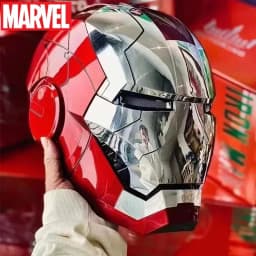 New In Stock Marvel Avengers 1/1 Iron Man Mk5 Helmet Wearable Automatic Voice-Activated Electric Open And Close Series Toy Gift