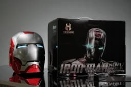 New In Stock Marvel Avengers 1/1 Iron Man Mk5 Helmet Wearable Automatic Voice-Activated Electric Open And Close Series Toy Gift