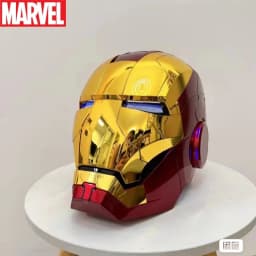 New In Stock Marvel Avengers 1/1 Iron Man Mk5 Helmet Wearable Automatic Voice-Activated Electric Open And Close Series Toy Gift